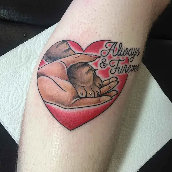 New School tattoo by Lucy Blue