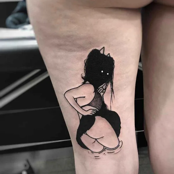 Dotwork tattoo by SEWP in Toronto