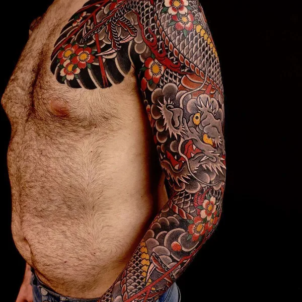 Traditional tattoo by Rg