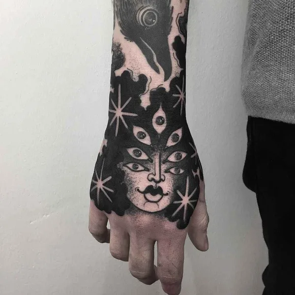 Surrealism tattoo by Laura Yahna