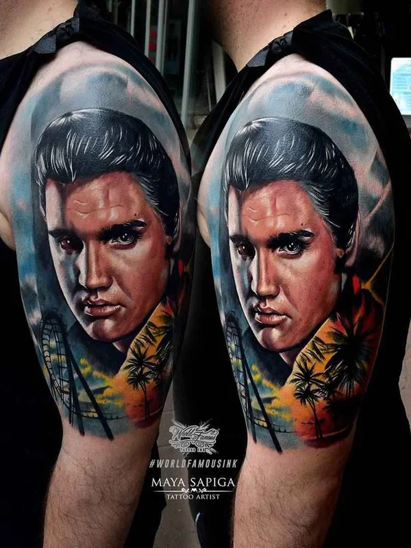 male color realism tatuaje en full sleeve #11520 | Tatuador Maya Sapiga