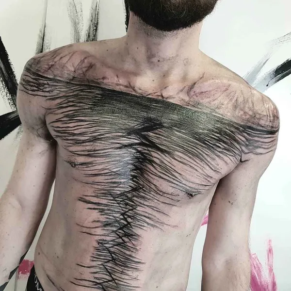 Sketch tattoo by Valerio Cancellier in Pavia