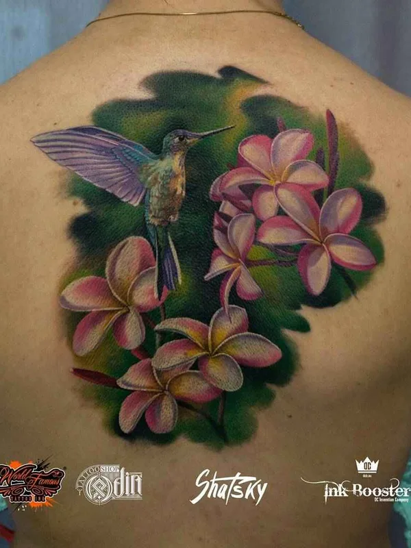 color realism tattoo auf upper back #12568 | Tätowierer Владимир Шацкий