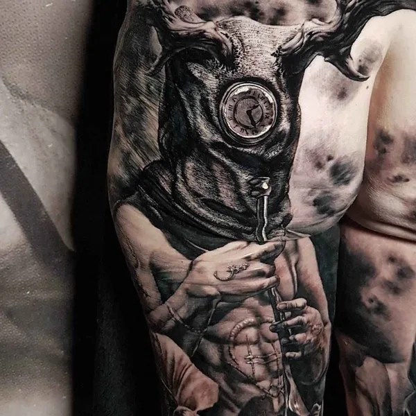 Author's Style tattoo by Hokowhitu Sciascia in Melbourne