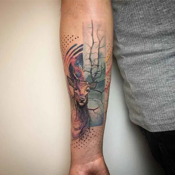 Dotwork tattoo by Resul Odabas