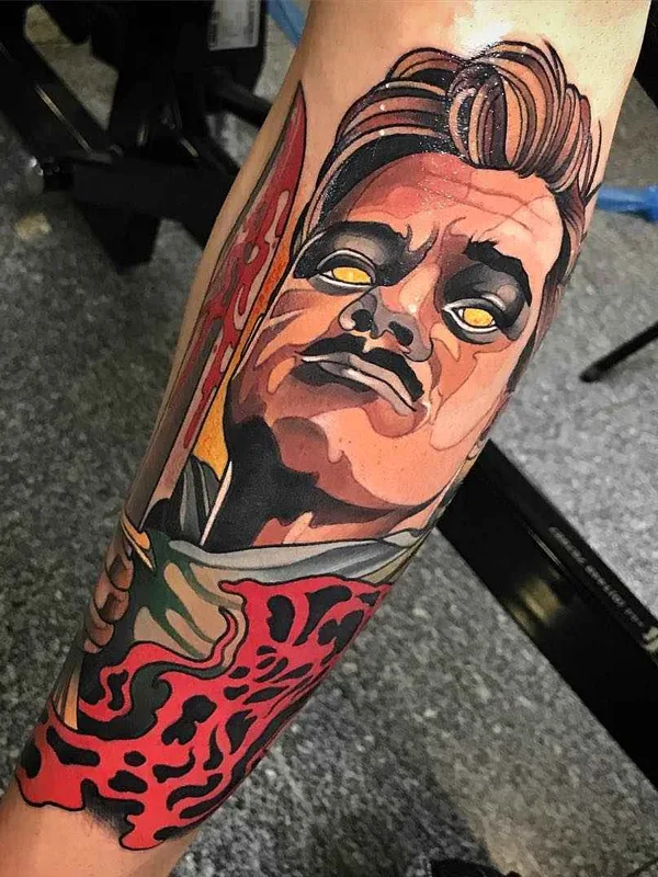 New School tattoo by Johnny Domus Mesquita in Viseu