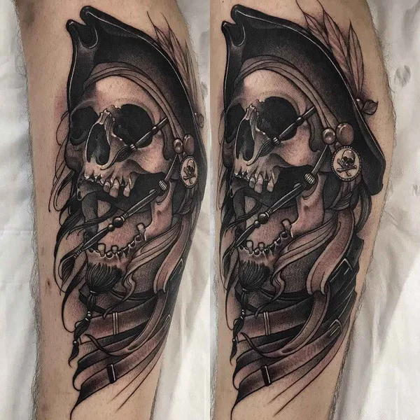 Neo Traditional tattoo by Jason James Smith in London