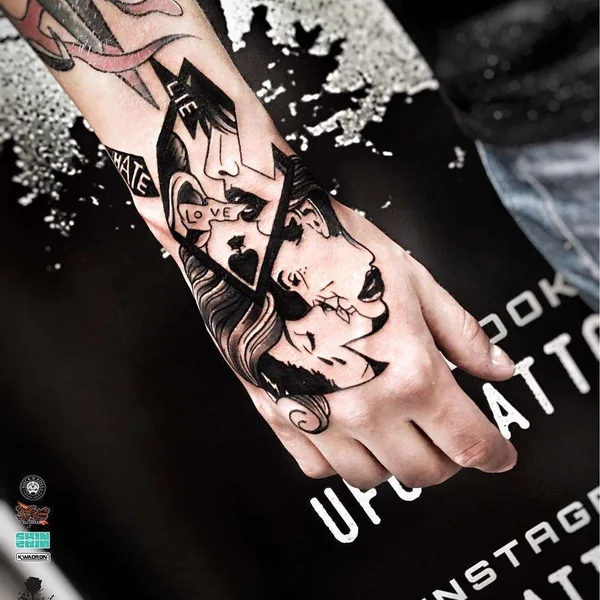 Author's Style tattoo by Ufo Tattoo in Kraków