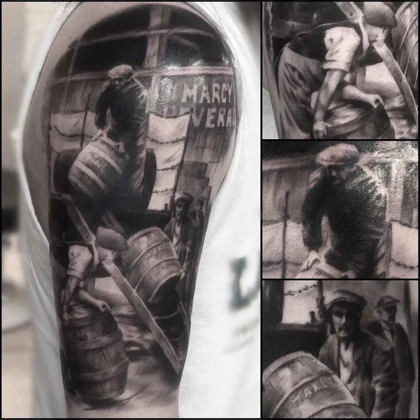 Хоррор tattoo by Matt Mrowka in New York City