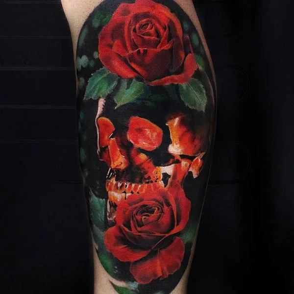 Portrait tattoo by Monica Marino