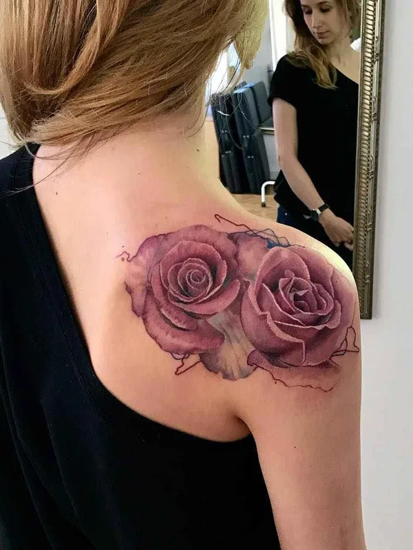 female color realism Tatuaggio su shoulder #12345 | Tatuatore Rafal Makarow