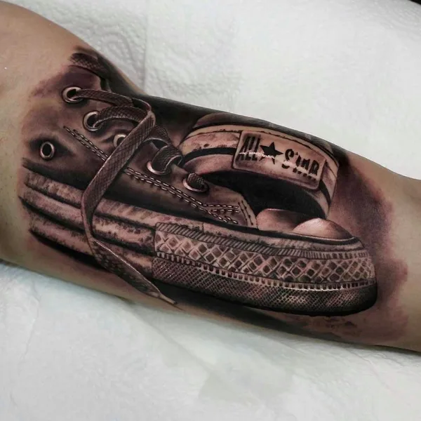 Portrait tattoo by Christis Galiropoulos in Lamía