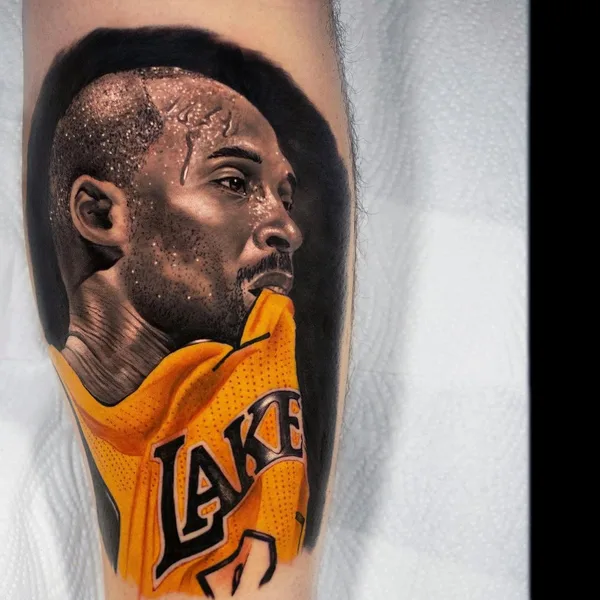 Portrait tattoo by Christis Galiropoulos in Lamía
