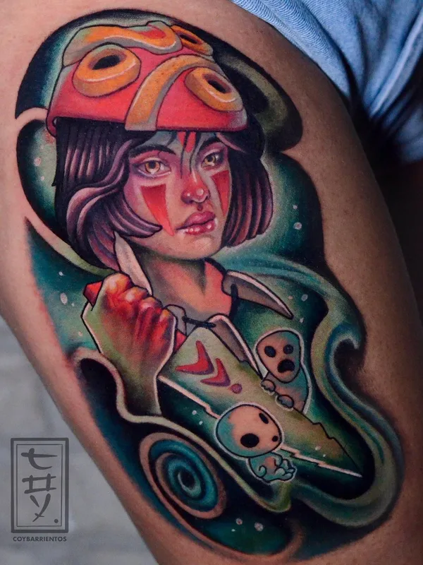 Neo Traditional tattoo by Coy Barrientos