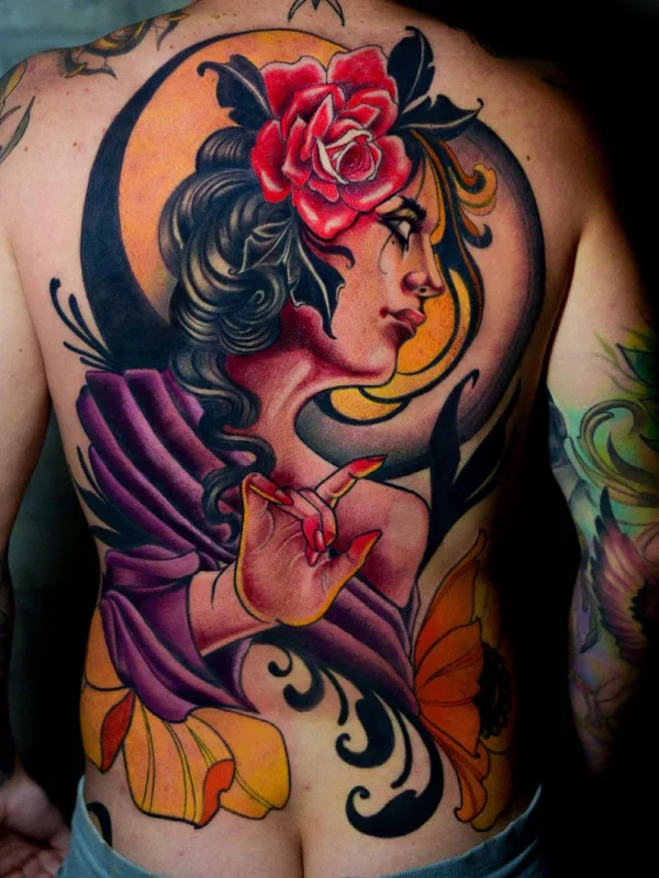 Neo Traditional tattoo by Coy Barrientos
