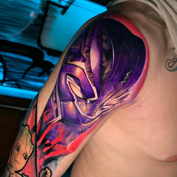 avant-garde tattoo by Miras Snower in Praha