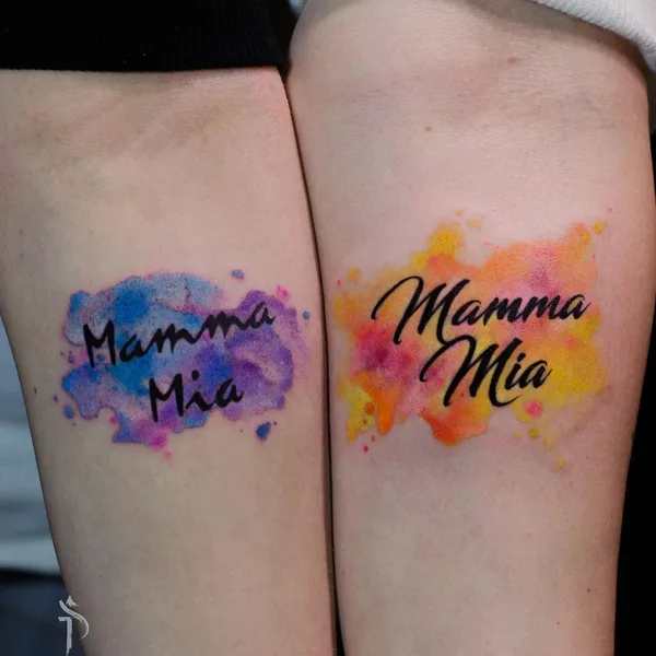 Watercolor tattoo by Татьяна Сысоева in Воронеж