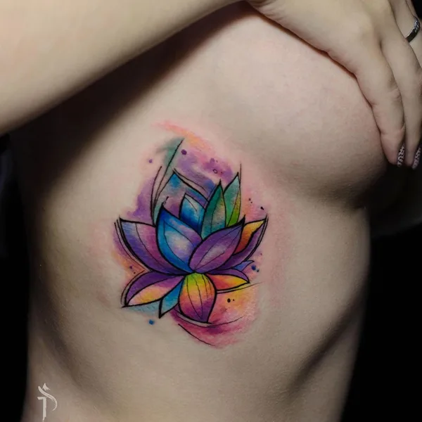 Watercolor tattoo by Татьяна Сысоева in Воронеж