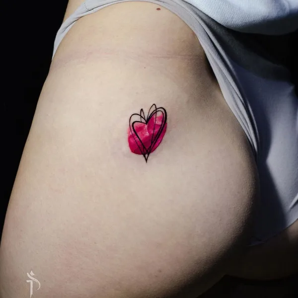 Watercolor tattoo by Татьяна Сысоева in Воронеж