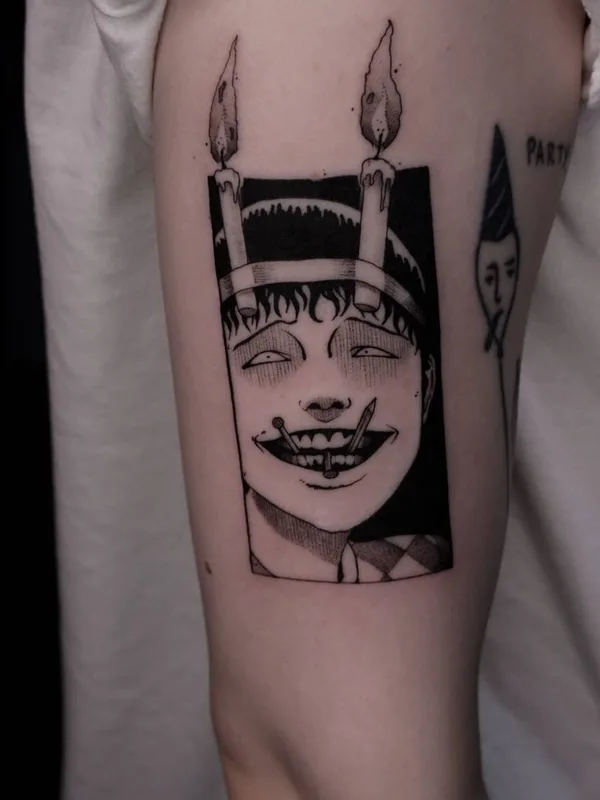 black anime Tatuaggio su forearm #48082 | Tatuatore ππππ€π§π’π π‘π