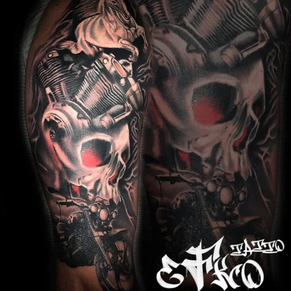 Нью Скул tattoo by Ink_eFko in Olten