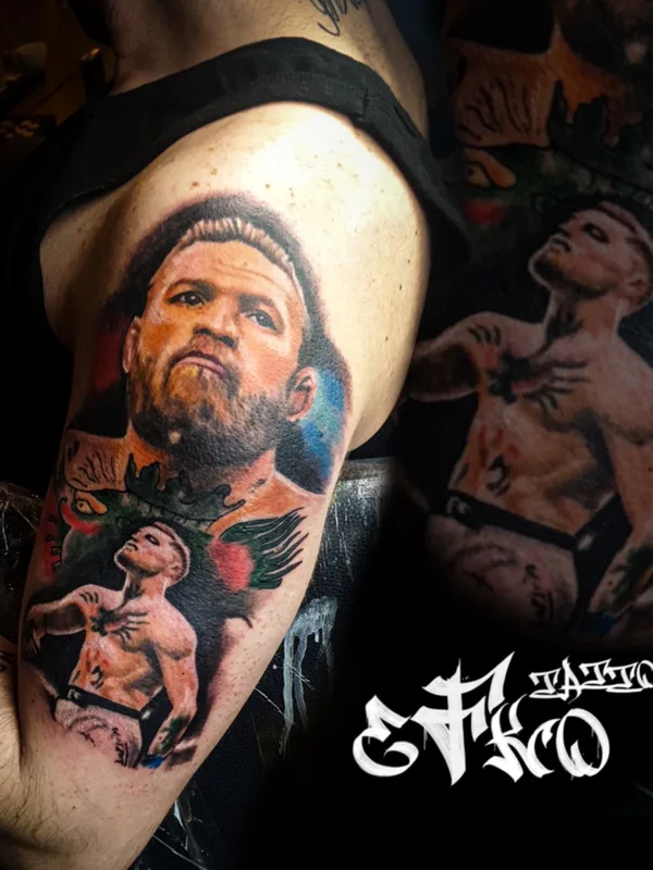 male color realism татуировка на upper arm #64712 | Тату мастер Ink_eFko