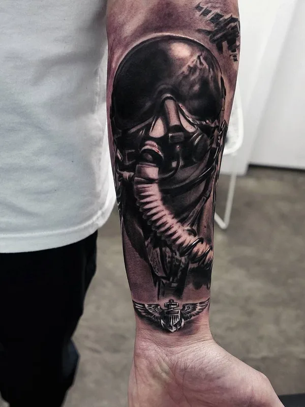 black and grey realism tattoo on forearm #29596 | Tattoo Artist Anatole