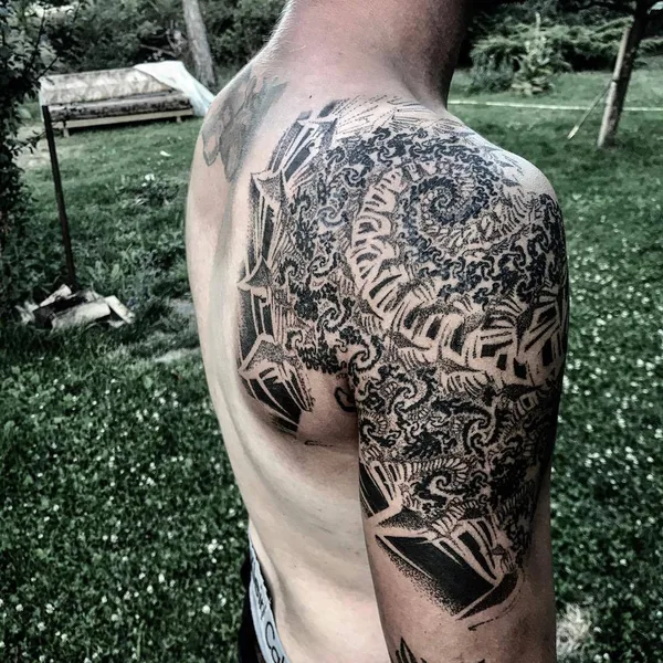 Author's Style tattoo by Byron