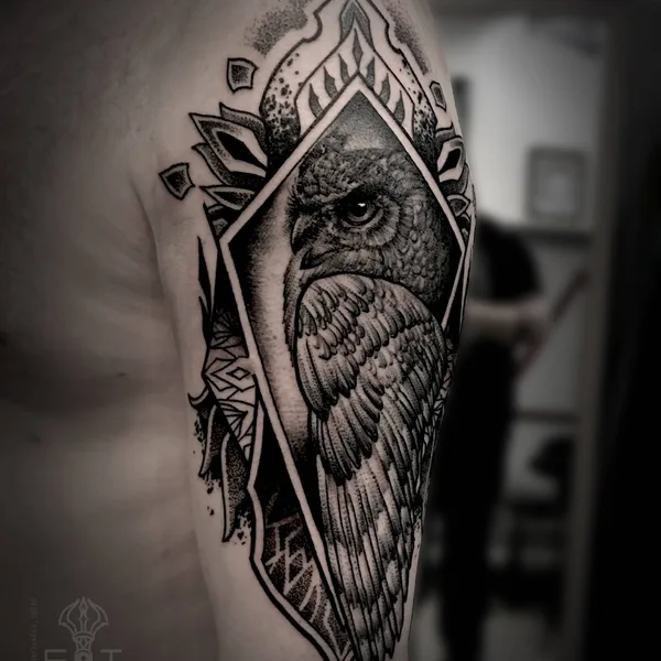 Dotwork tattoo by Никита Шероухов in Moscow