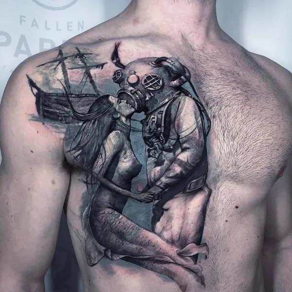 Realism tattoo by Jose Legion Avegno