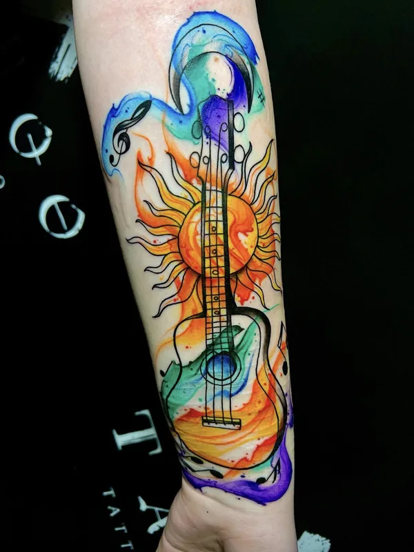 color watercolor татуировка на forearm #67112 | Тату мастер Daniil Taboo