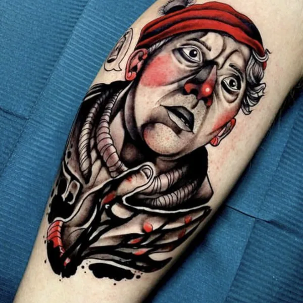 Watercolor tattoo by Daniil Taboo