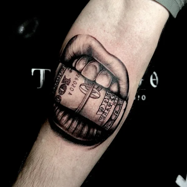 Watercolor tattoo by Daniil Taboo