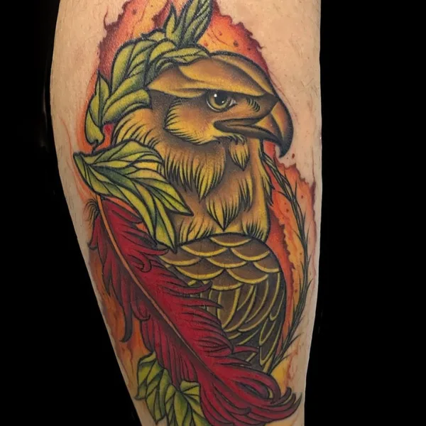 Watercolor tattoo by Daniil Taboo