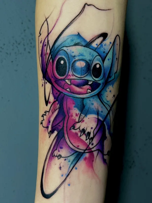 color watercolor татуировка на forearm #67115 | Тату мастер Daniil Taboo