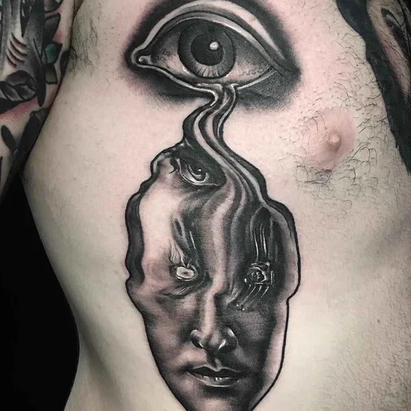 Dotwork tattoo by Pietro Sedda in Cagliari