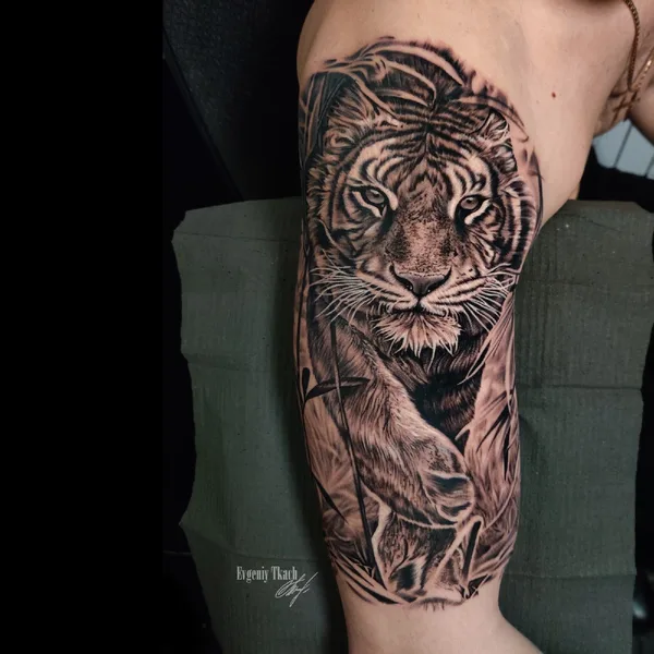 Black & Grey tattoo by Евгений Ткач in Муром