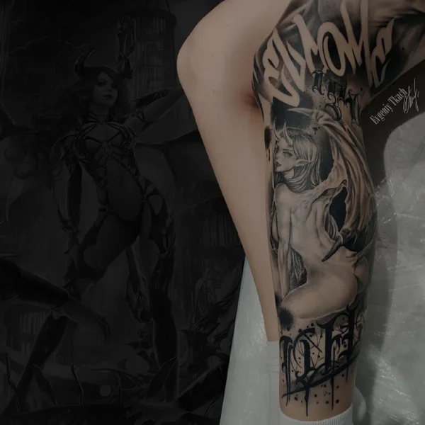 Black & Grey tattoo by Евгений Ткач in Муром