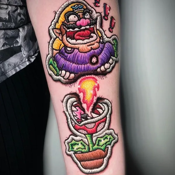 patch tattoo by Vinícius Moschen