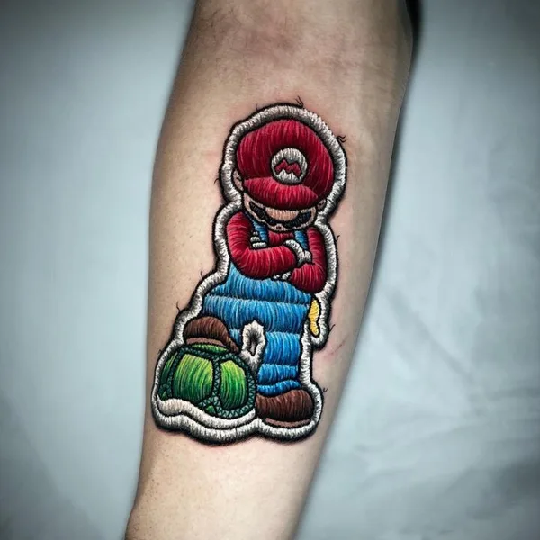 patch tattoo by Vinícius Moschen