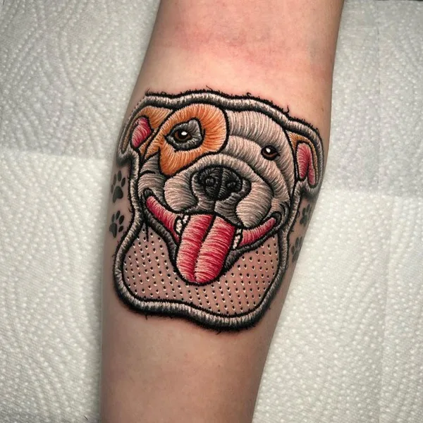 patch tattoo by Vinícius Moschen