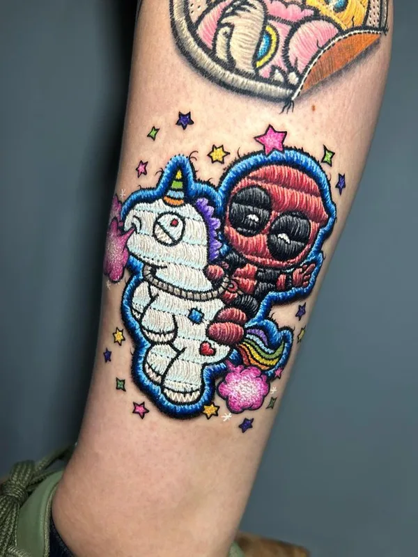 color cartoon Tatuagem em forearm #68365 | Tatuador Vinícius Moschen