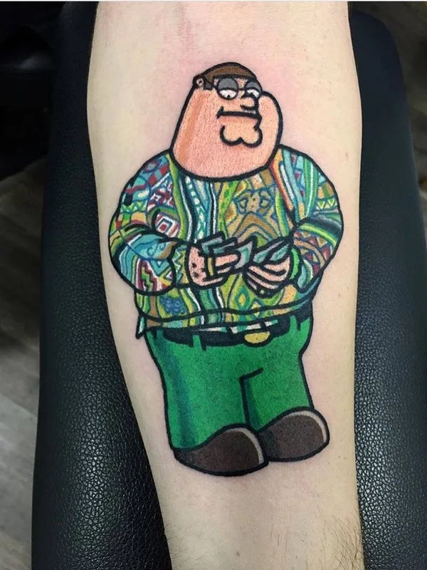 color cartoon 纹身 在 forearm #31328 | 纹身师 Raro82
