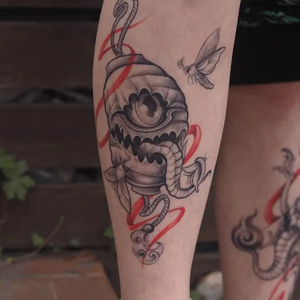 Graphic tattoo by Daria More  in Köln