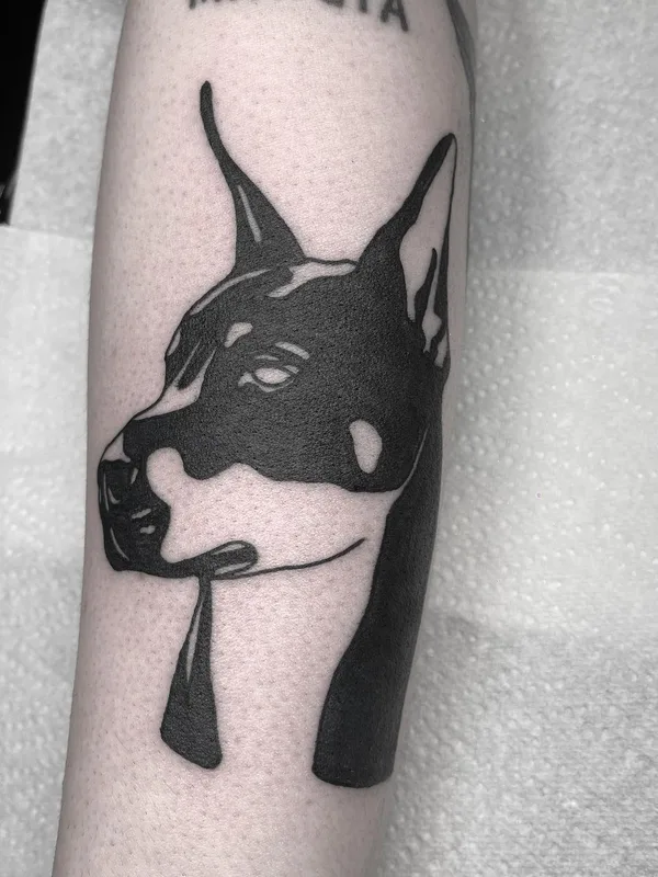 black blackwork Tatuagem em forearm #72341 | Tatuador Levi Cherry
