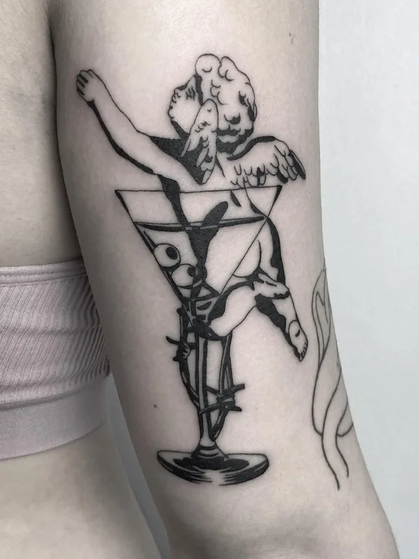 black blackwork Tatuagem em forearm #72339 | Tatuador Levi Cherry