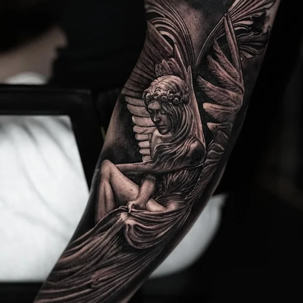Portrait tattoo by Hyeongho Jackson Choi in Busan