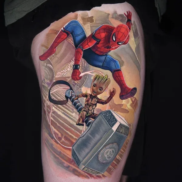 Realism tattoo by Danny Elliott in Denver