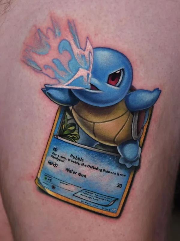 color illustrative Tatuaggio su thigh #42358 | Tatuatore Danny Elliott