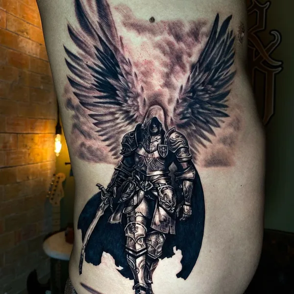 Portrait tattoo by Rodrigo Koala in Feira de Santana